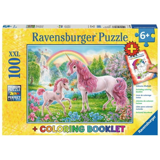 Ravensburger Jigsaw Puzzle Magical Unicorn Xxl 100 Pieces Jigsaw Puzzle